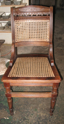 Hand Caned Chair After
